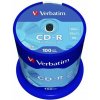 CD R disk, 700MB, 52x, 100 ks, cake box, VERBATIM DataLife