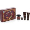 Versace Crystal Noir Darčeková sada dámska toaletná voda 90 ml, telové mlieko Crystal Noir 100 ml, sprchový gél Crystal Noir 100 ml a Miniaturka Crystal Noir dámska toaletná voda 5 ml