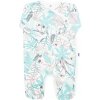 Dojčenský bavlnený overal s bočným zapínaním New Baby Lovely zelený 68 (4-6m)