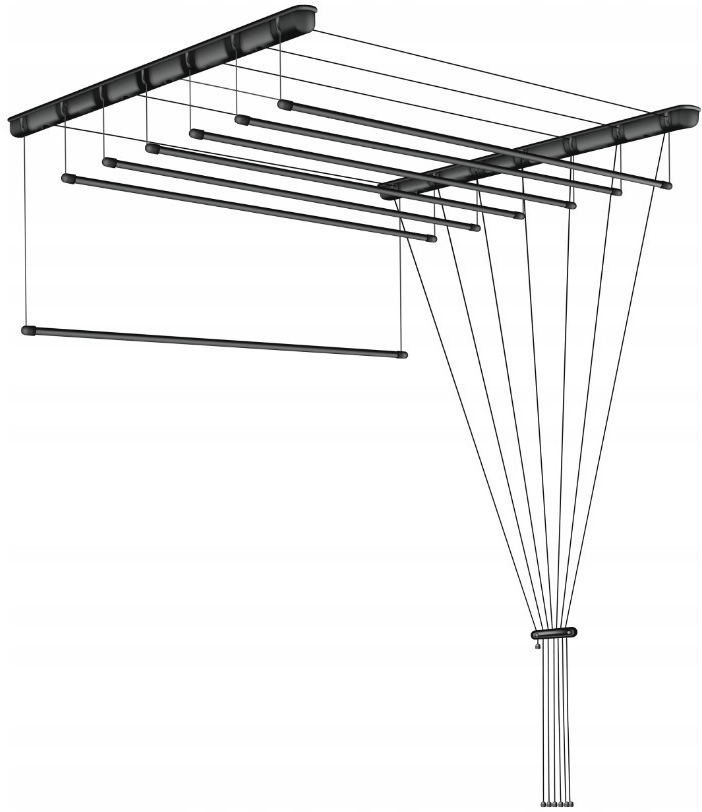 Erga 7x170 cm čierny ERG-SEP-10SUSSU7PCZ17