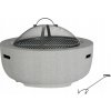 CH Záhradné ohnisko s grilom 2v1 -betónový vzhľad