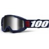 100% okuliare Accuri MX MTB ART DECO strieborné zrkadlové sklá 100% 50210-348-02