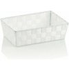 KELA Koš ALVARO PP, bílá 29,5x20,5x8,5cm KL-23020