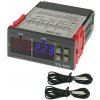 Digitální termostat duální STC-3008 rozsah -55~120°C, 230V AC (08840280)