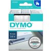 Samolepiaca páska Dymo D1 9 mm číra/čierna