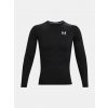UNDER ARMOUR UA HG Armour Comp LS Pánske kompresné tričko - čierne