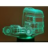 Beling 3D lampa, Scania , 7 farebná K11