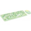 SMK-666395AG Green Wireless keyboard + mouse set MOFII 666 2.4G (Green)