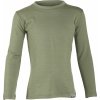 Lasting detské merino tričko LONY zelené Veľkosť: 130