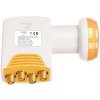Satelitný konvertor Golden Media GI204+ 0.1dB quad