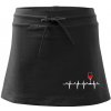 Víno ekg športová sukne two in one čierna