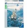 Ravensburger Zámok Neuschwanstein v zime