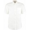 KUSTOM KIT KK 109 / Pánska košeľa Oxford s krátkym rukávom - white L/XL