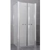 ARTTEC Nástenný sprchový kút COMFORT B 17 hroznové sklo 80 x 80 x 198 cm s mramorovou vaničkou POLARIS PAN04547