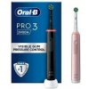 ORAL-B Pro 3 3900 Duo Black & Pink, eletrický zubní kartáček