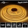 LEDprodukt LED pásik 120LED/m SMD2835 14W/m teplá biela IP20 12V
