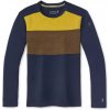 Smartwool merino 250 BL colorblock CREW BOXED deep navy-military olive heather