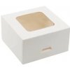 Jopka Biela krabica na cukrovinky s okienkom 13x13x7cm (20ks)