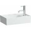 Umývadielko KARTELL by Laufen 460x280 mm, bez prepadu, 1 otvor pre batériu v strede, biela LCC