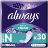 Always Dailies Fresh & protect Normal intímky s jemnou vôňou 30 ks