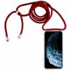 AppleKing transparentný kryt so šnúrkou na iPhone 11 Pro - červený - možnosť vrátiť tovar ZADARMO do 30tich dní