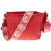 NovaKabelka.sk Batilda Rosso s prídavným popruhom II kožená talianska crossbody kabelka červená