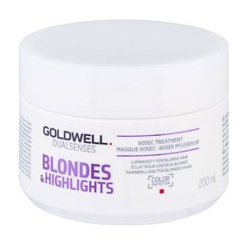 Goldwell Dualsenses Blondes & Highlights maska pre melírované vlasy (60sec Treatment for Blonde & Hightlighted Hair) 200 ml