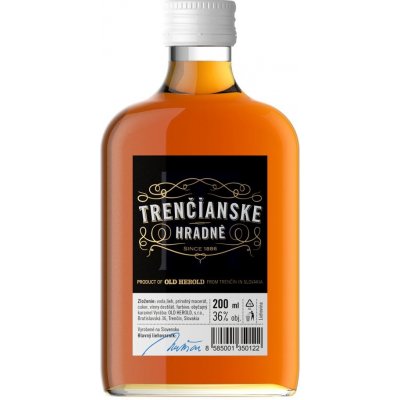 OLD HEROLD Trenčianske Hradné 36% 0,2 l (čistá fľaša)