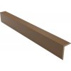 Ukončovacia lišta pre terasovú dosku Unvoc Wood Sahara 40x60x2200 mm