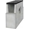 Bielbet E600 E600250X200D zberná betónová vpust s liatinovou mrežou 500 x 250 x 700 mm 200 mm | cena za kus