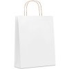 Stredná darčeková taška, biela
