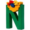 Fauna vkládací puzzle z masivu Abeceda písmenko N hnízdo