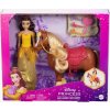 Bábika princezná Bella Mattel s koňom Filipom a stylingovými doplnkami
