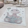BRENO Luxusný detský kusový koberec FUNNY DINOSAURUS RUŽOVÝ 120x170 cm