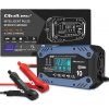 Qoltec Inteligentná nabíjačka batérií STD AGM GEL LiFePO4 s funkciou opravy |12-24V |10A | LCD | 9-stupňové nabíjanie