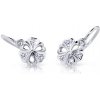 Cutie Diamonds detské náušnice z bieleho s diamantmi C2230-10-10-X-2-D