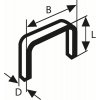BOSCH Sponky do sponkovačky z plochého drôtu, typ 57 10,6 x 1,25 x 12 mm (1000 ks) 2609200232