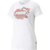 Puma ESS + FLOWER POWER TEE Dámske tričko, biela, M