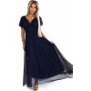 Dámske šaty 562-1 NASTIA - Numoco basic tmavě modrá Univerzální