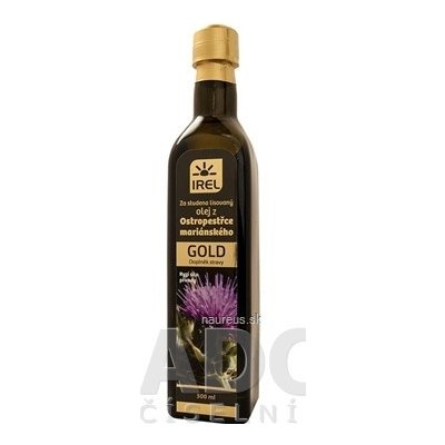 IREL Olej z pestreca mariánskeho GOLD za studena lisovaný 500 ml 500 ml