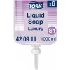 Tekuté mydlo TORK luxusné jemné 1 l fialové S1