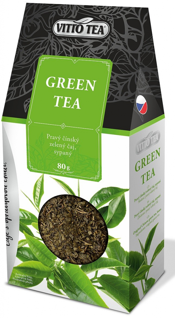 VITTO sypaný GREEN TEA zelený čaj čínský 80 g