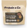 Protein&Co Proteínová kaša s chia 480 g Zvoľ príchuť: Čokoláda s vlašským orechom