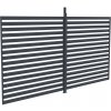 Příslušenství G21 fixní lamelová stěna 3,7x2,2 m pro pergolu Austin (PBP-G21-PL4X2)