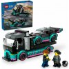LEGO® City: Pretekárske auto a nákladné auto na prepravu áut 60406 LEGO
