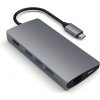 Satechi USB-C Multiport adaptér 4K 8ports V2 - Space Gray Aluminium ST-TCMA2M