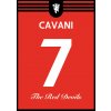 Superfutbal Maketa dresu Manchester United, červená Rozmer: A3, Meno a číslo: Cavani 7