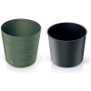 Prosperplast kvetináč Furu Round Zemitě zelená 25 cm