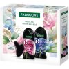 Palmolive Sparkling Bloom Midnight Rose & Iced Peony sprchový gél 250 ml + Enchanted Orchid & Warm Vanilla sprchový gél 250 ml + masážna pomôcka Gua sha na tvár, kozmetická sada pre ženy