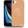 Picasee silikónový prehľadný obal pre Apple iPhone SE 2020 - Peonies